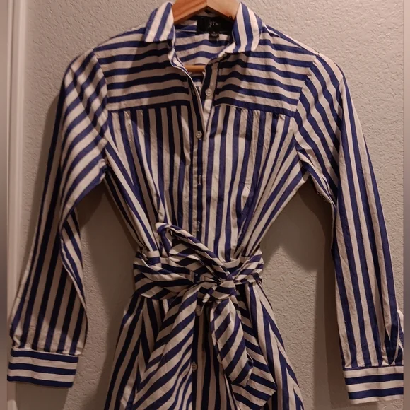 J.Crew Tie-waist Shirtdress in Stripe, 2 - Picture 5 of 9